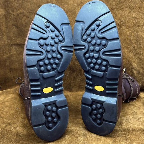 Filson Mock Toe Brown Leather Boots - Picture 9 of 14